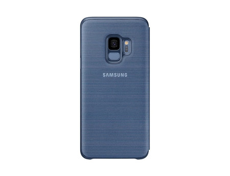 Кожени калъфи Кожени калъфи за Samsung  Кожен калъф тефтер LED VIEW COVER оригинален EF-NG960PLEGWW за Samsung Galaxy S9 G960 тъмно син